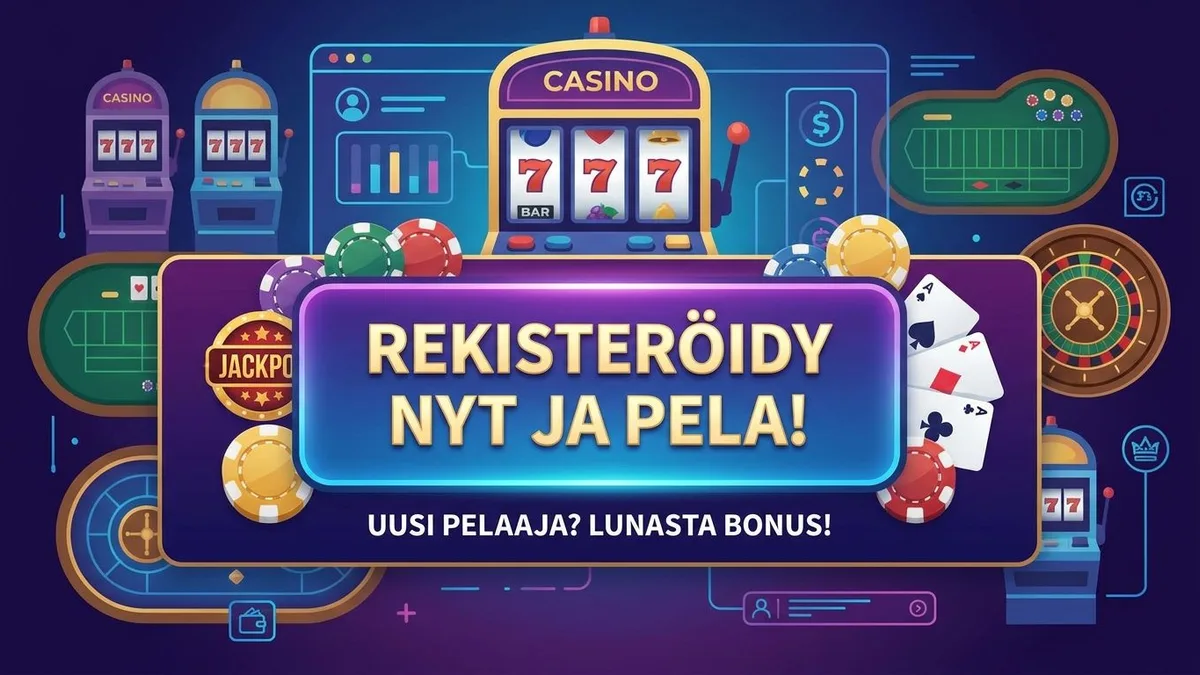 Rekisteröidy bonuksen kanssa